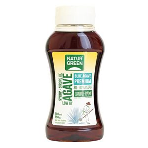 NaturGreen - Sirope Agave crudo Ecológico Bio, Endulzante Natural, Edulcorante Ecológico, Bajo Indice Glucémico - 500ml/690 g